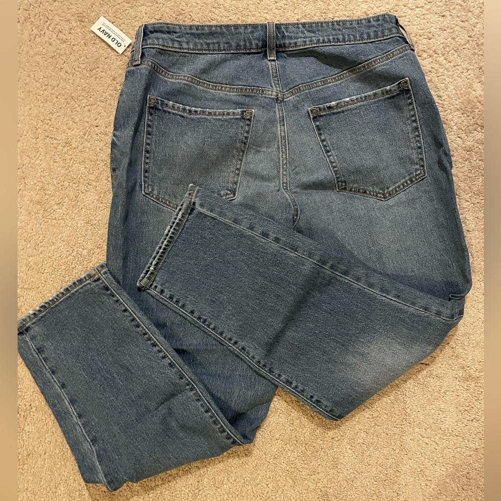 High wasted ankle jeans size 14